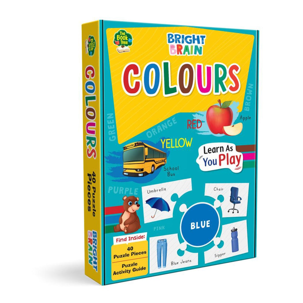Bright Brain Colours Puzzle | Majestic | Children's Activity | Early Learning - 1 Unit