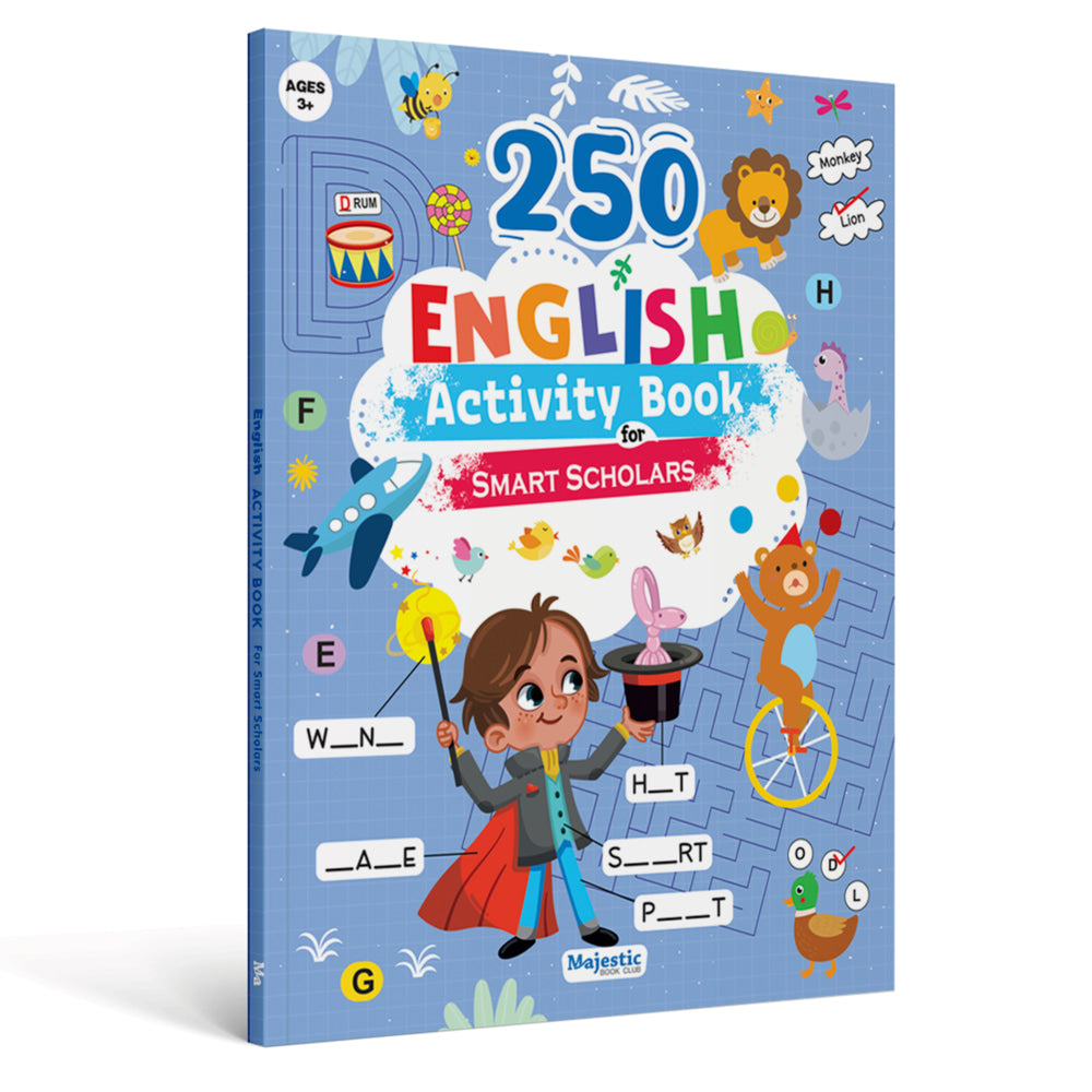 English 250+ Activity Book | Majestic | Early Learning Book - 1 Unit