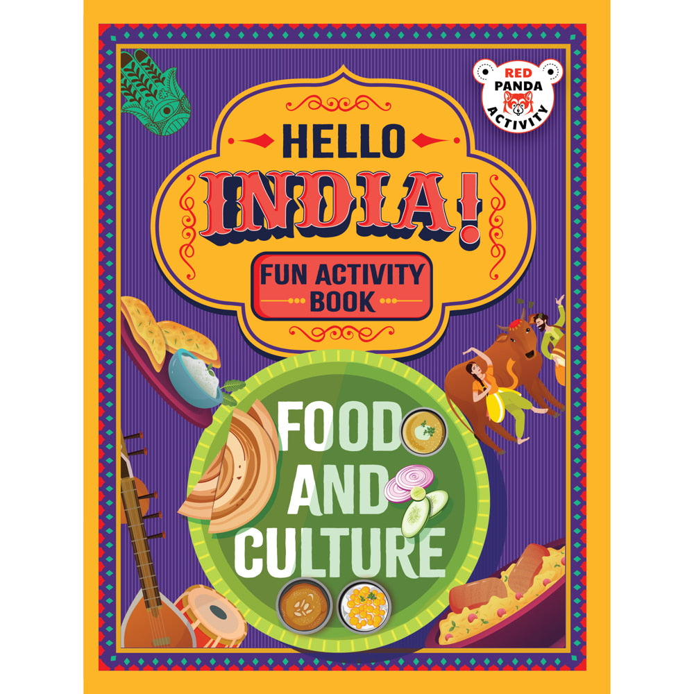 Hello India Fun Activity Book Food And Culture By Red Panda - 1 Unit