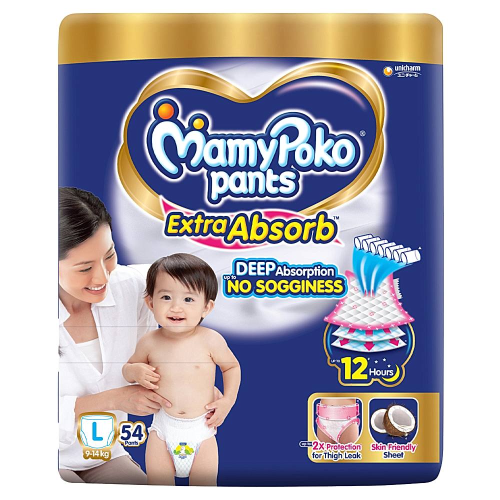Mamy Poko Pants Extra Absorb - Large - 54 U