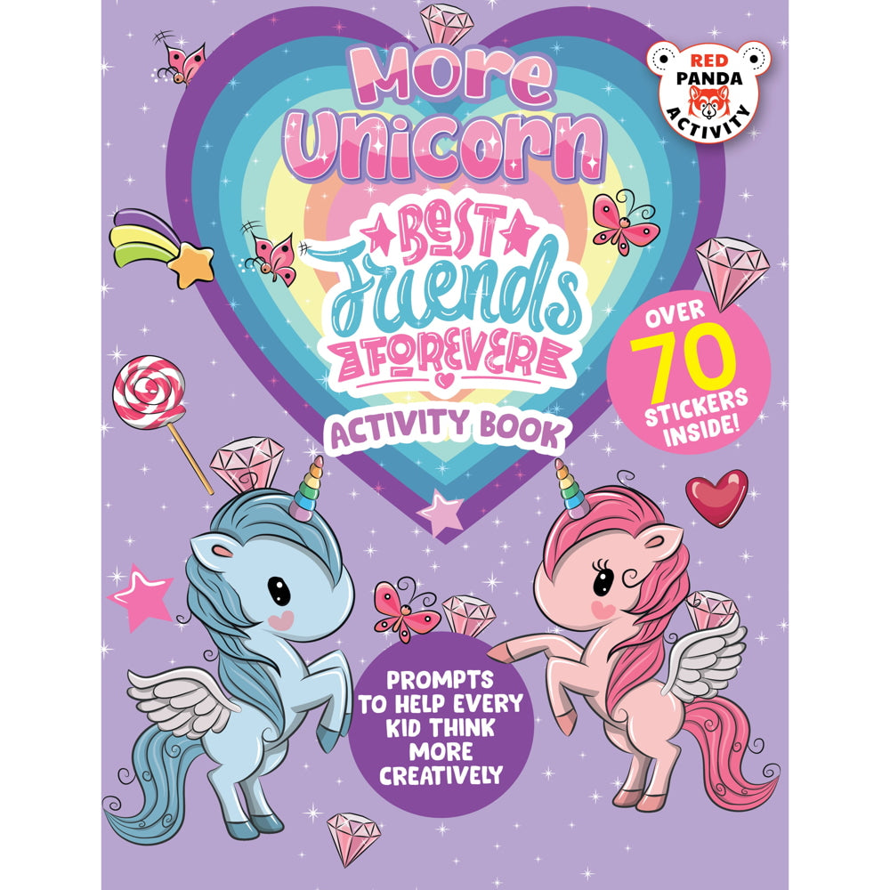 More Unicorns Best Friends Forever | Red Panda | Children's Activity Book - 1 Unit
