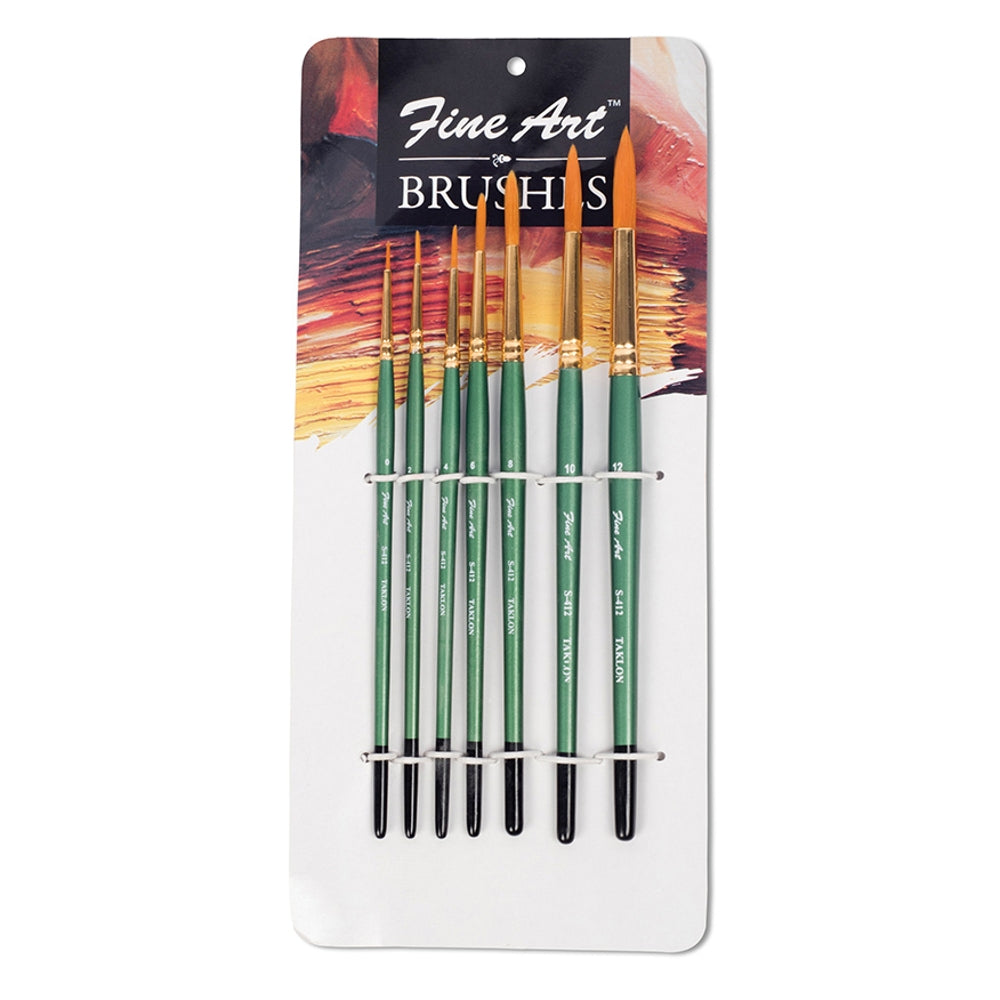 Pidilite Fine Art Paint Brushes (Sizes - 0+2+4+6+8+10+12) - Set Of 7 - 7 U