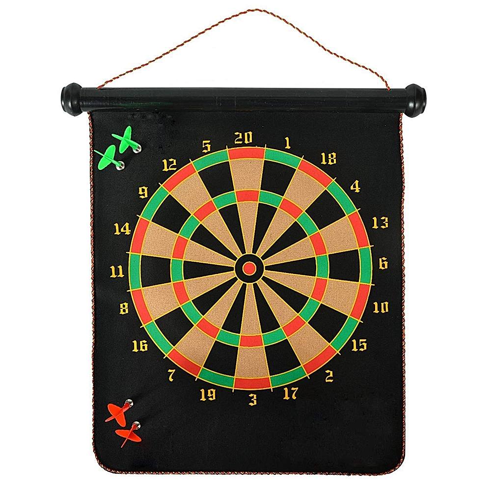 Toyshine Magnetic Double Faced Foldable Dart Game - Multicolour - 1 U