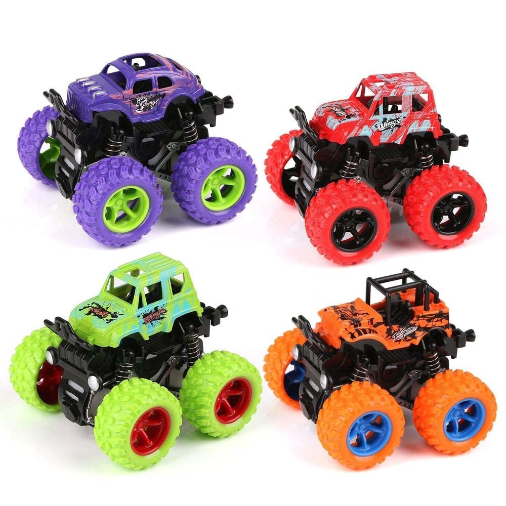 Toyshine Monster Truck Toy For Kids -Multicolour - 4 U