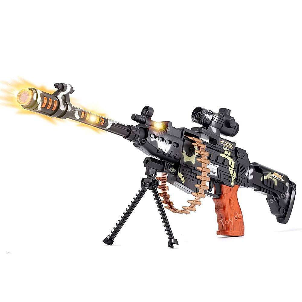 Toyshine Musical Army Style Toy Gun - Multicolour - 1 U