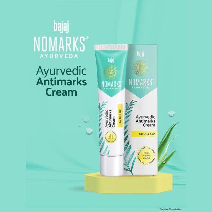 BAJAJ CONSUMER CARE Nomarks Ayurvedic Antimarks Cream for Oily Skin - 25 g