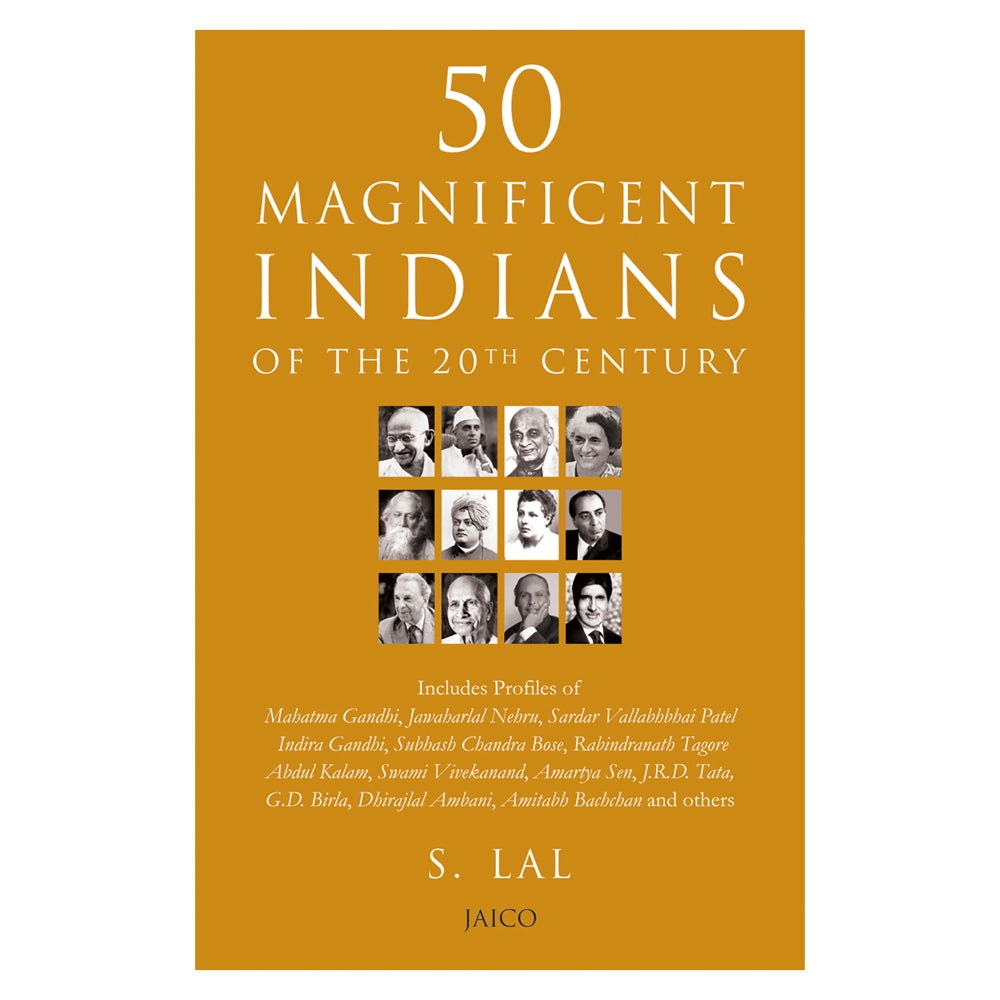 50 Magnificent Indians of The 20th Century By S.Lal | Jaico Publishing | Non-Fiction | History Book - 1 U