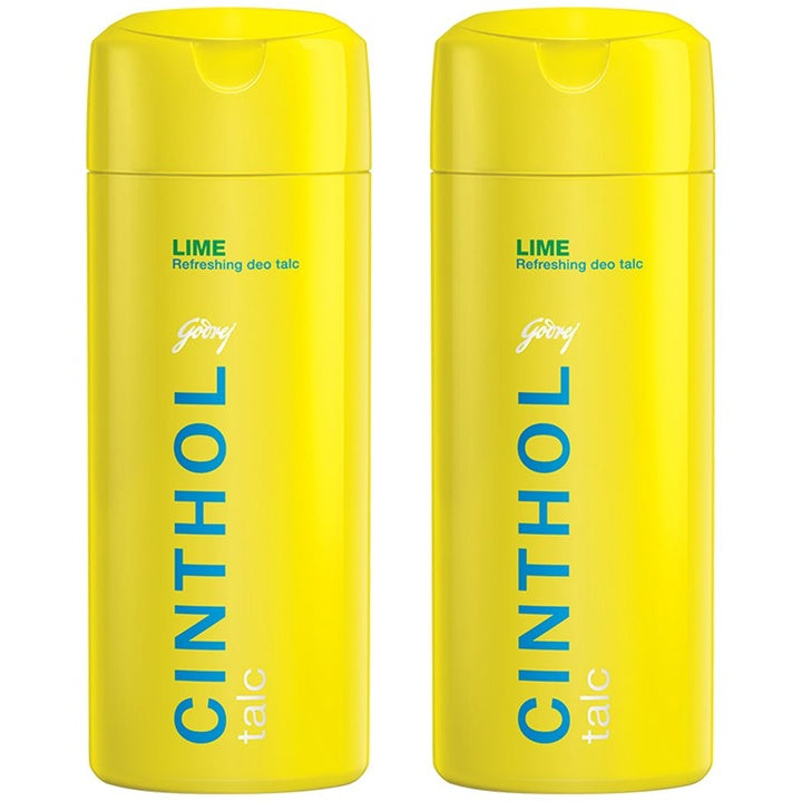 CINTHOL Set of 2 Anti-perspirant Germ Protection Lasting Fragrance Lime Talc - 300g each