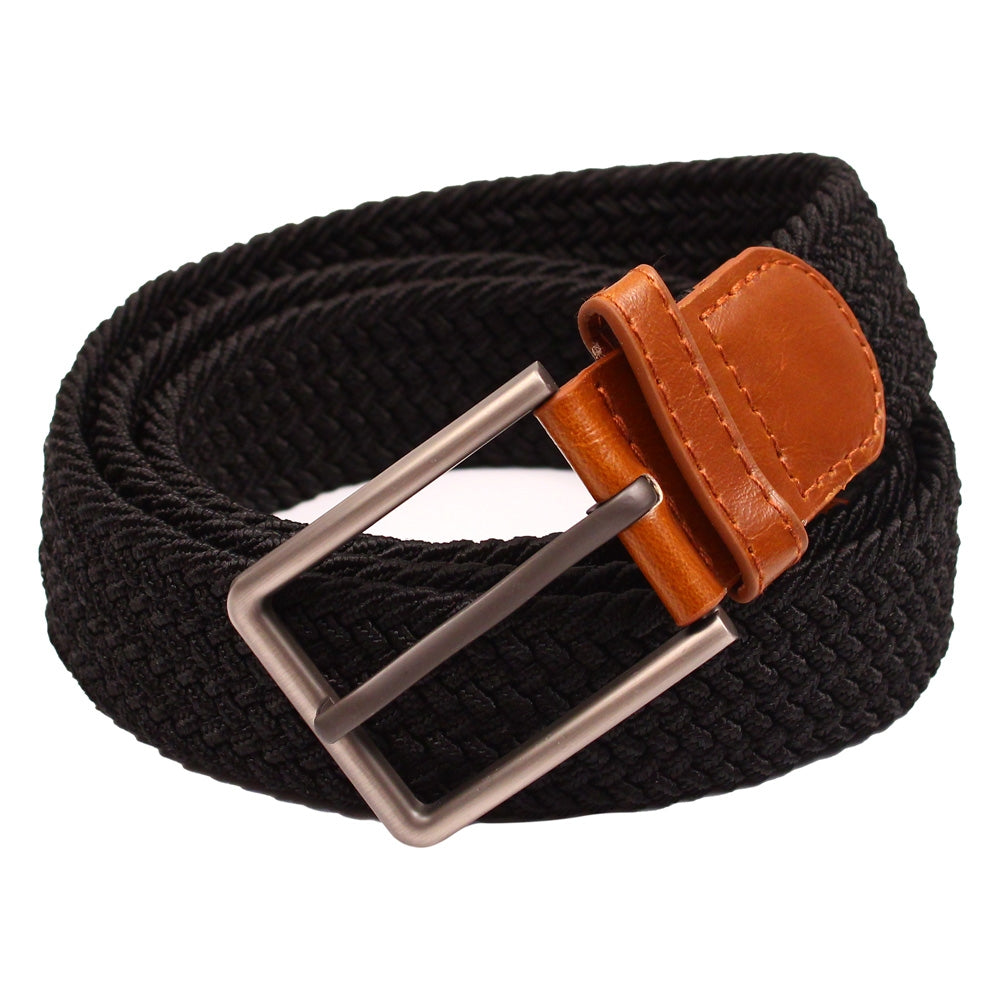 Cops Stretchable Black Belt (Elastic35Blk) - 1 U