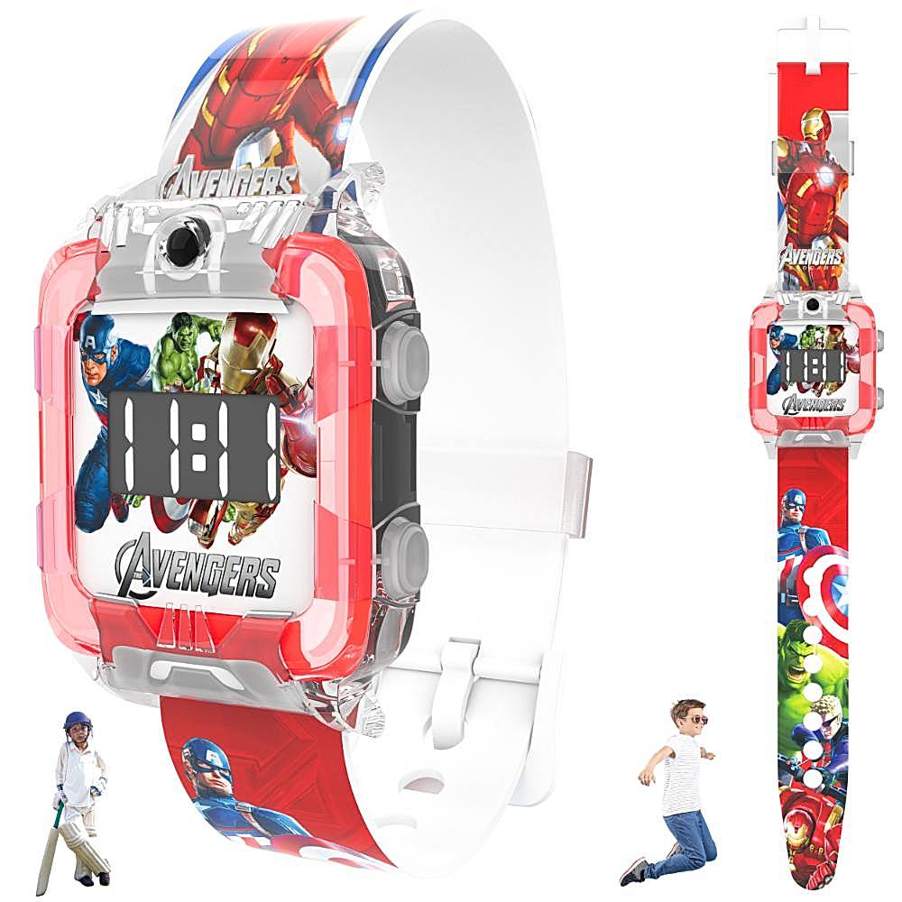 Disney Marvel Avengers Digital Watch for Kids (3-12 Years) - 1 U