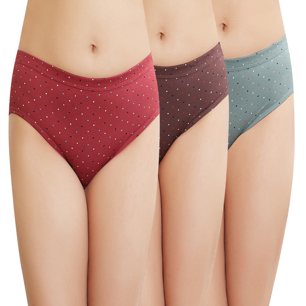 In Shape Ladies Inner Elastic Hipster Panties 047 - 3 Pieces - 85 cm