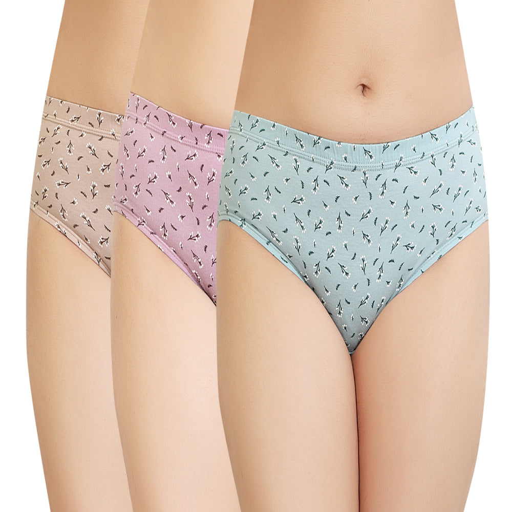 In Shape Ladies Inner Elastic Hipster Panties 449 - 3 Pieces - 85 cm