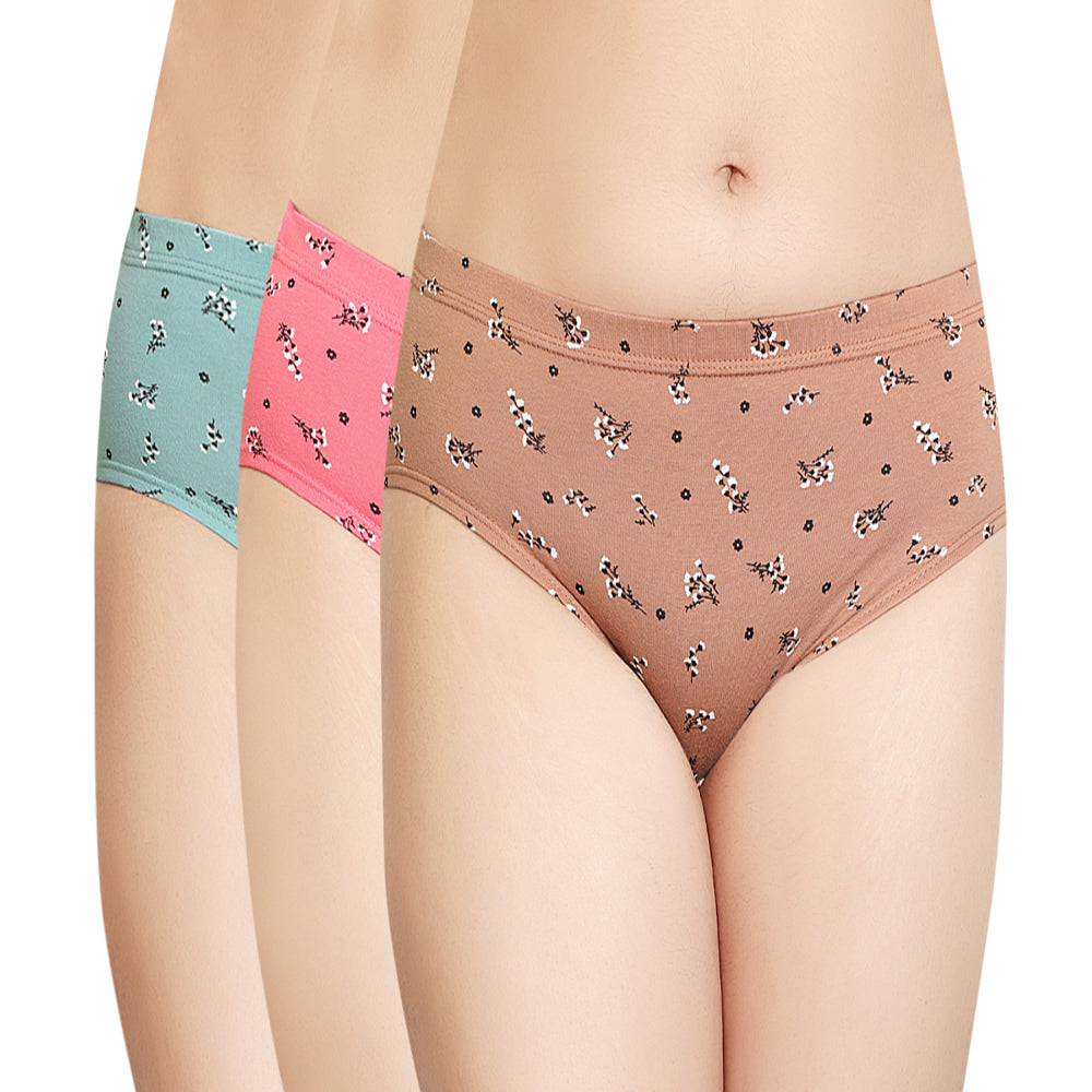 In Shape Ladies Inner Elastic Hipster Panties 8852 - 3 Pieces - 85 cm