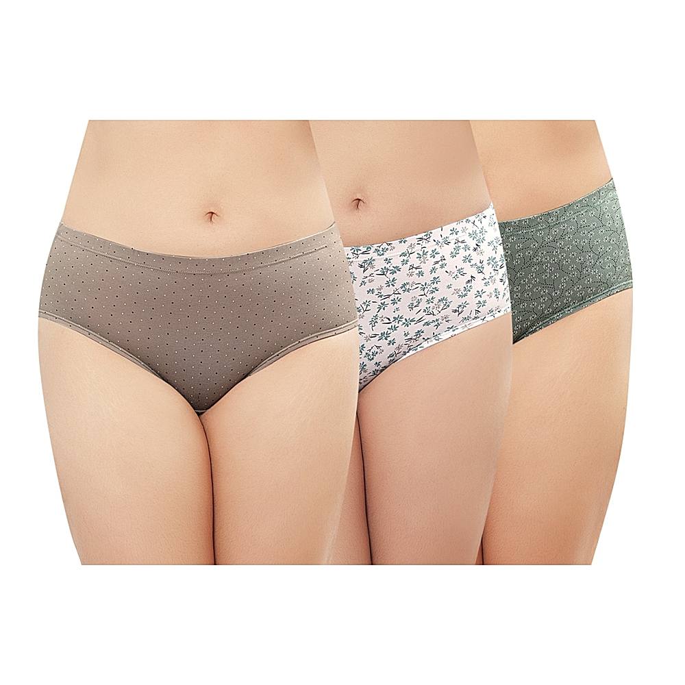 In Shape Ladies Inner Elastic Hipster Panties CMB3 (115 cm) 3 Pieces - Size M