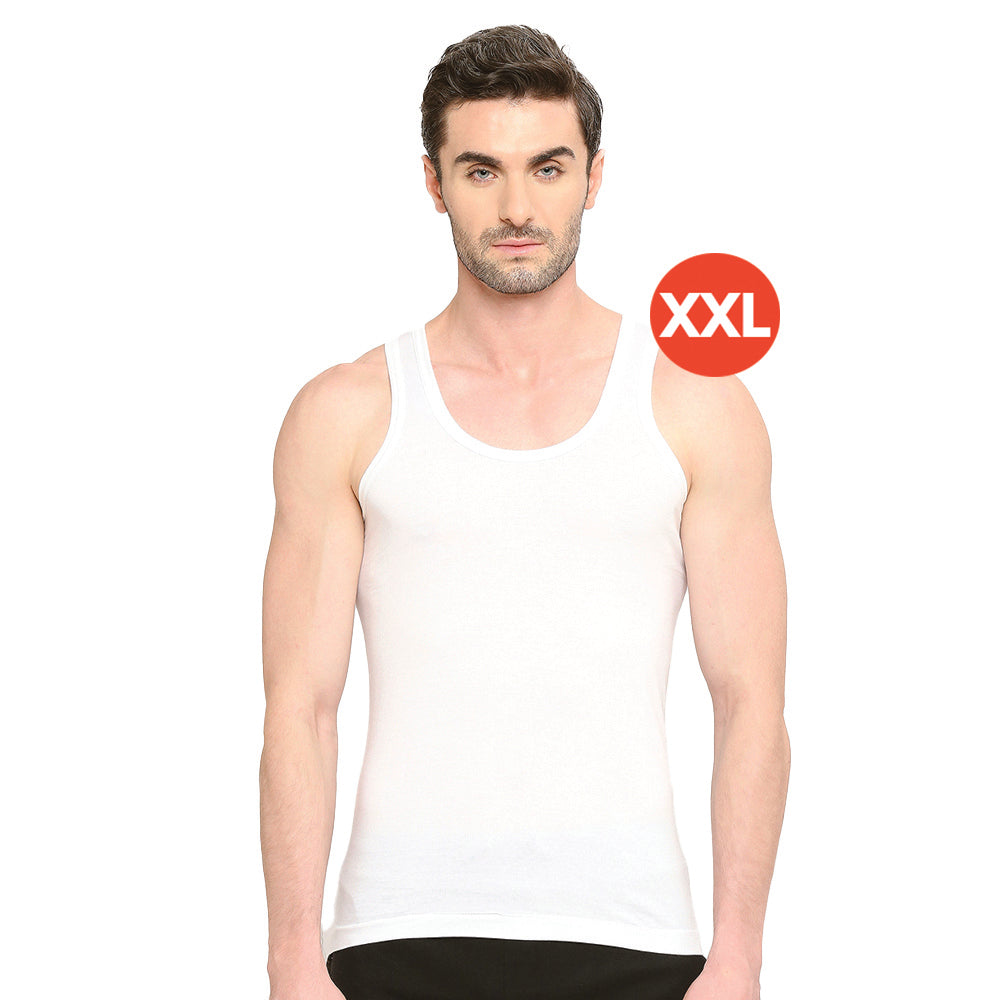 VIP Bonus Premium Round Neck Cotton Men's Vest - 95cm (XL) - Size XXL
