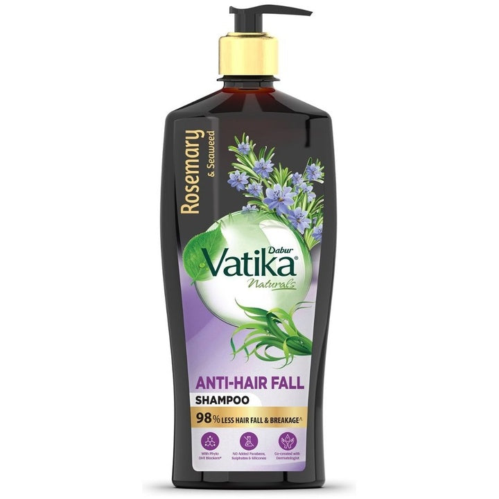 Dabur Vatika Naturals Rosemary & Seaweed Anti-Hair Fall Shampoo - 640ml
