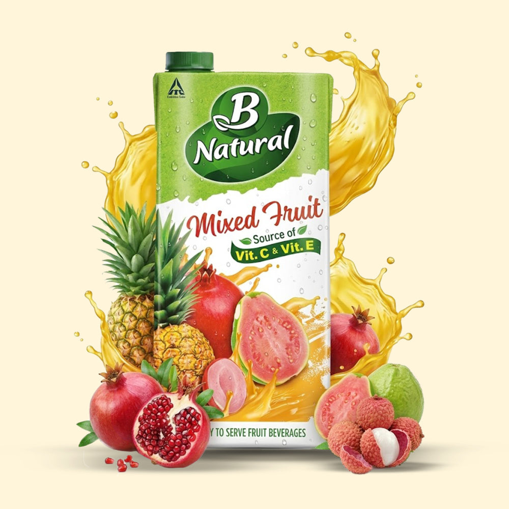 B Natural Mixed Fruit Beverage - 1 L