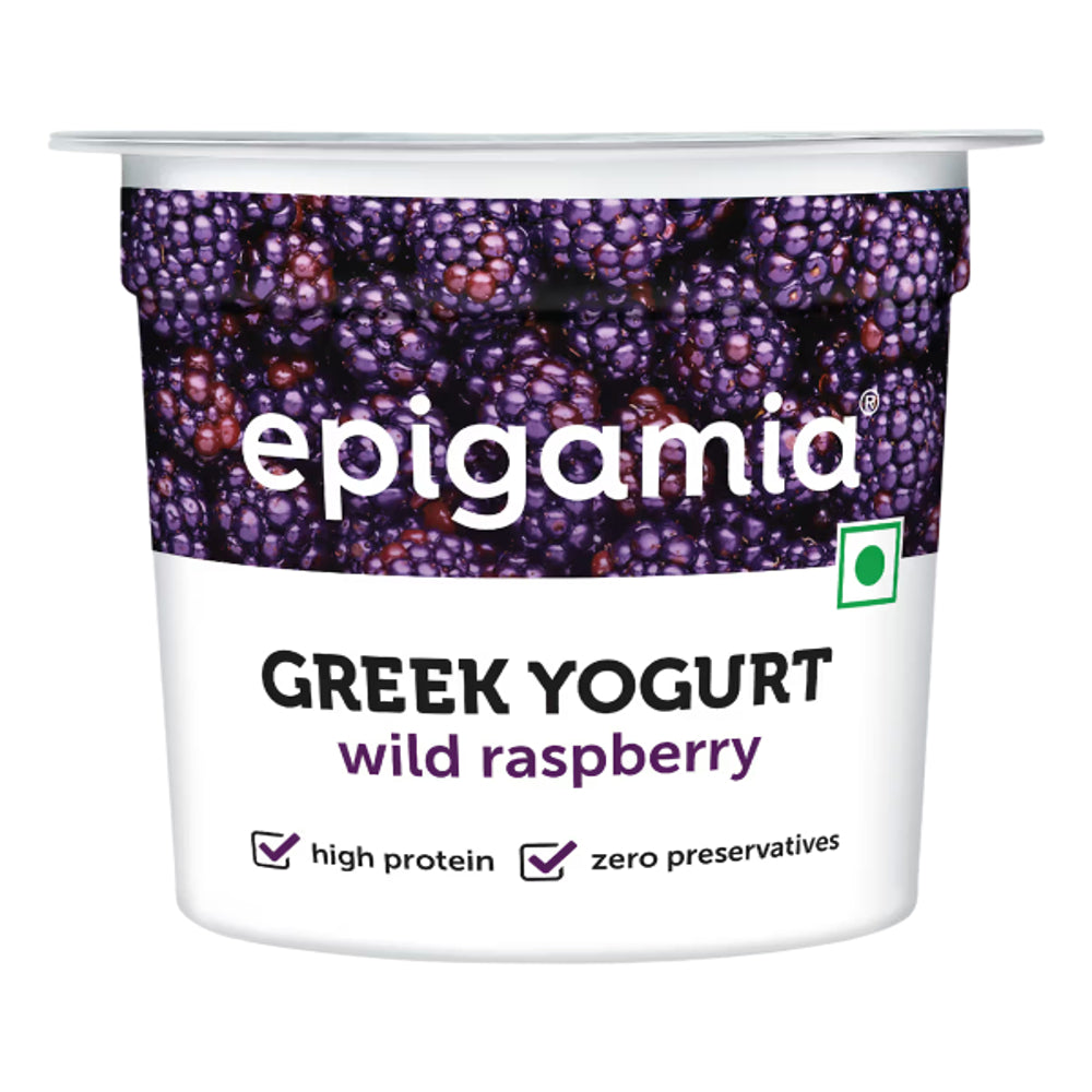 Epigamia Low Fat Greek Yogurt Wild Raspberry - 85 g
