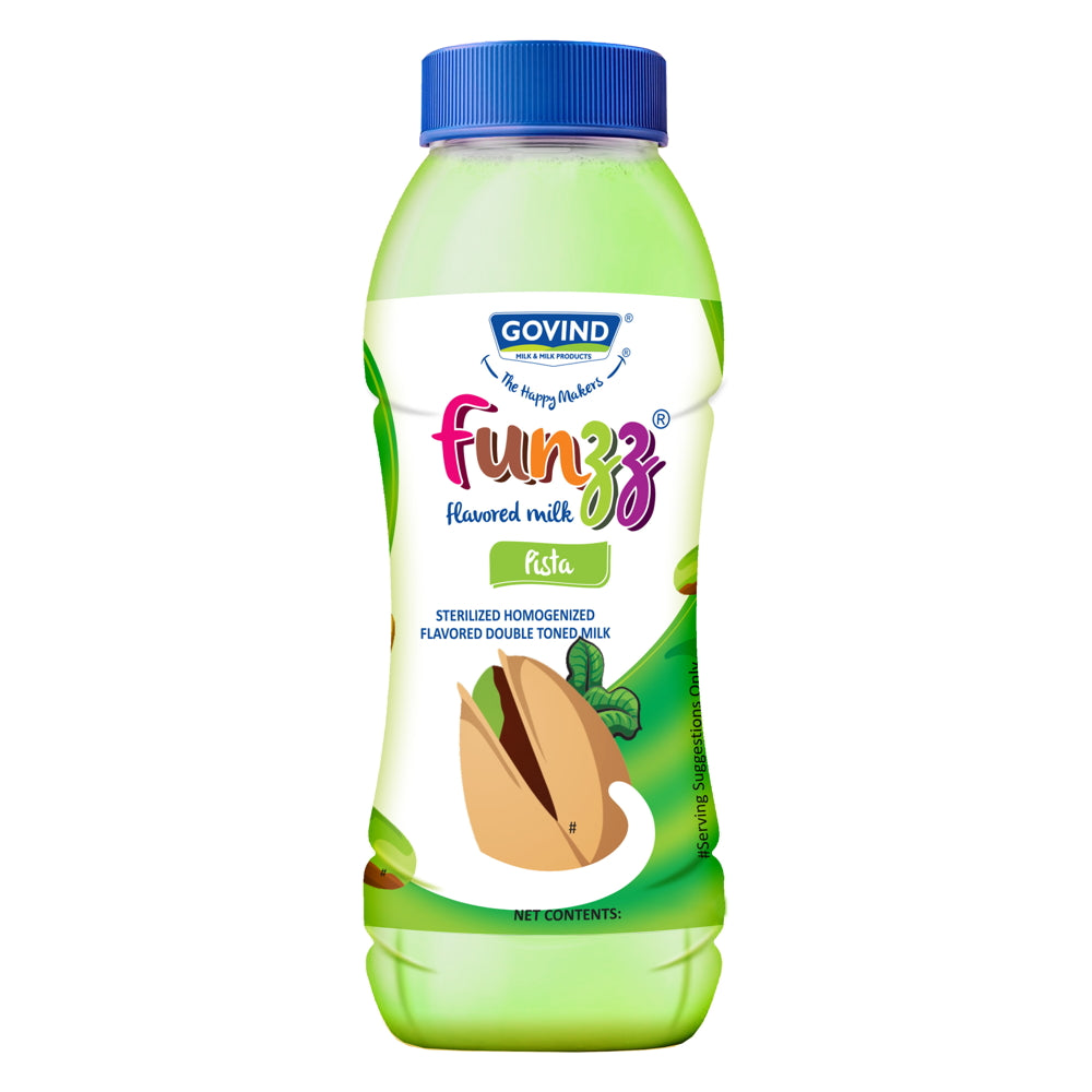 Govind Funzz Pista Flavoured Milk Bottle - 200 ml