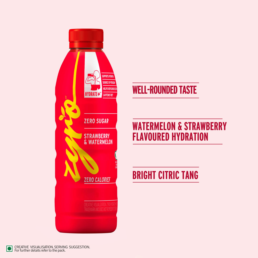 Zyro Strawberry & Watermelon Flavoured Drink - 400 ml