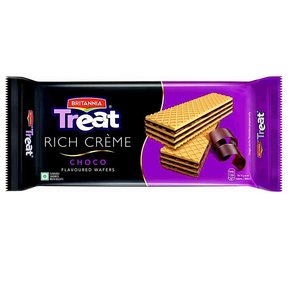 Britannia Treat Choco Flavoured Creme Wafer Biscuit