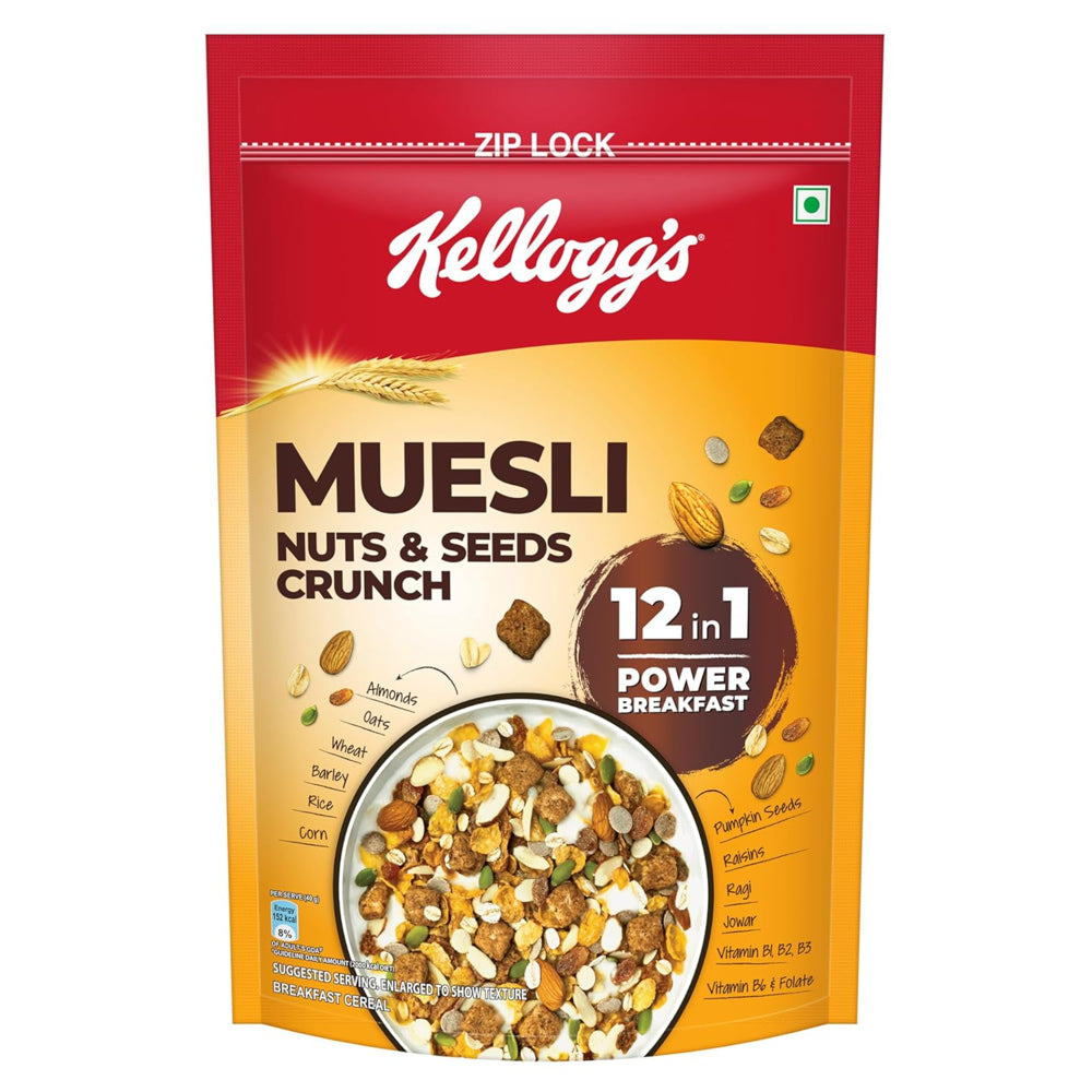 Kellogg's Muesli Nuts & Seeds Crunch 12-In-1 Power Breakfast