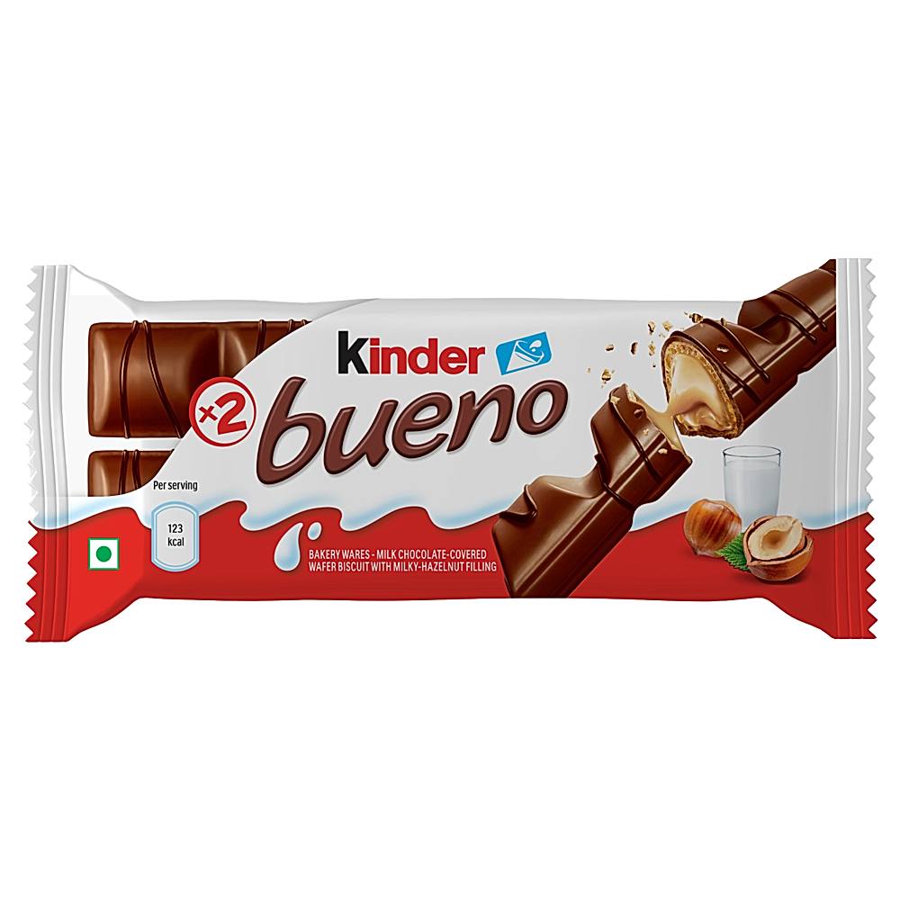 Kinder Bueno Milk Chocolate Wafer Biscuit
