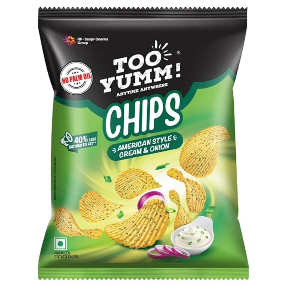Too Yumm Style Cream & Onion Potato Chips