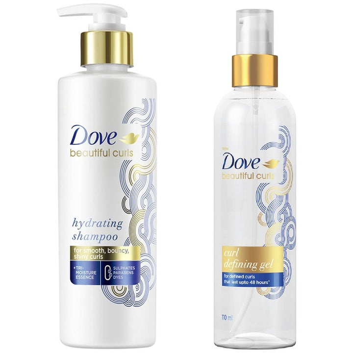 Dove Beautiful Curls Hydrating Shampoo 380ml & Curls Defining Hair Gel 100ml