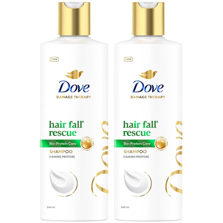 Dove Set of 2 Hair Fall Rescue Shampoo- 340 ml each