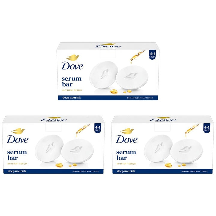 Dove Set of 3 Serum Bar with Nutrient Serum - 125g each