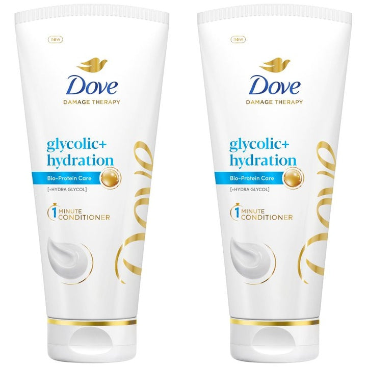 Dove Set Of 2 Glycolic+ Hydration Conditioner - 175ml Each