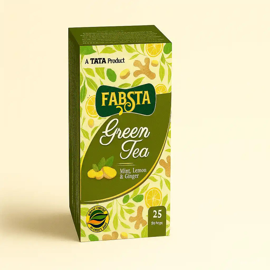 TATA Fabsta Mint Lemon & Ginger Tea Bags 100 Pcs