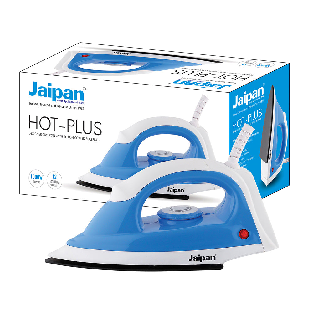 Jaipan Hot Plus Iron 1000 W - White - 1 U