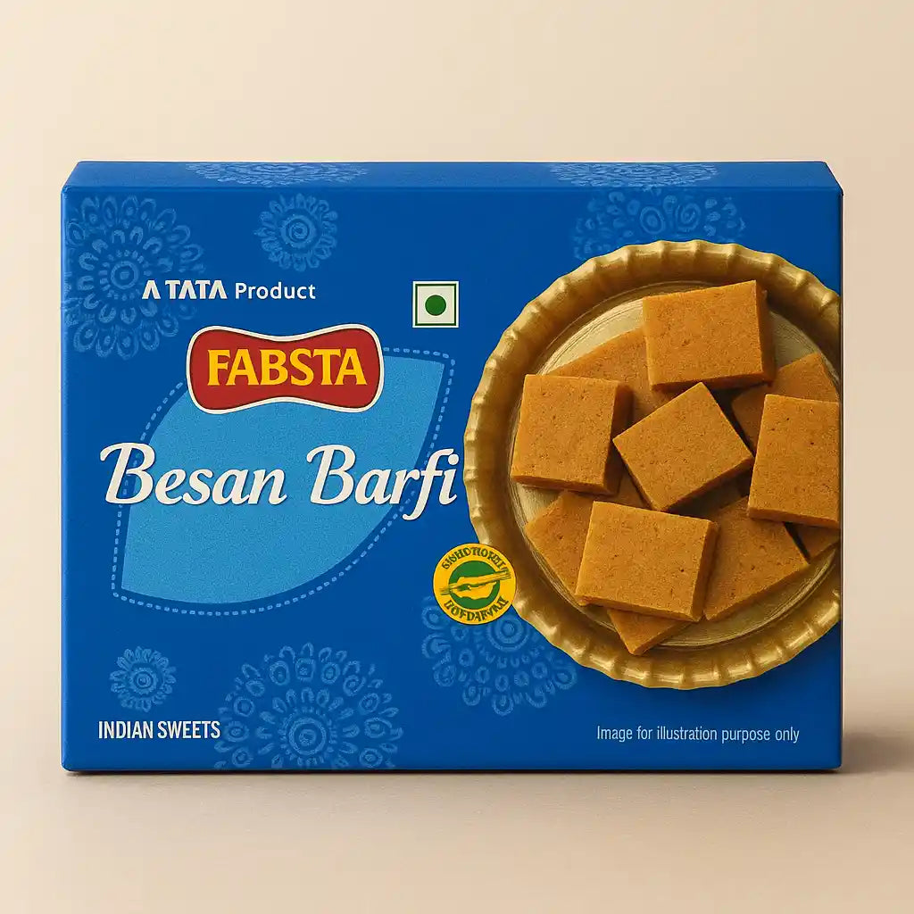 TATA Fabsta Besan Barfi 200 Gm