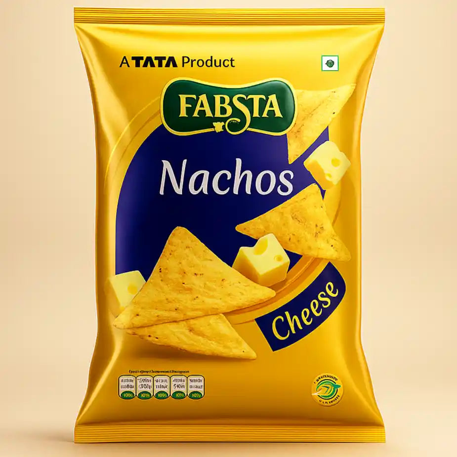 TATA Fabsta Nachos Cheddar Cheese 130 Gm