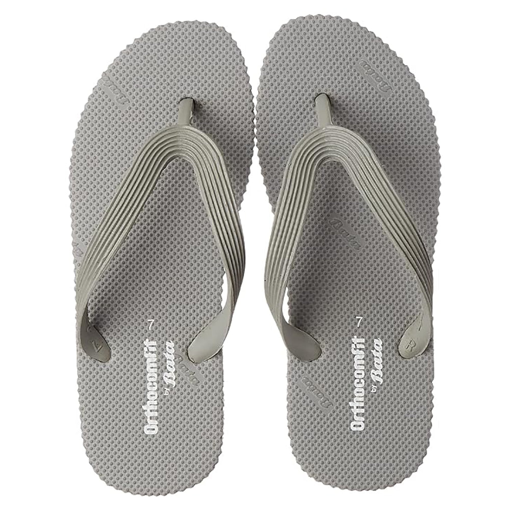 Bata Orthocomfit Men's Slipper M5 - Grey - Size 11