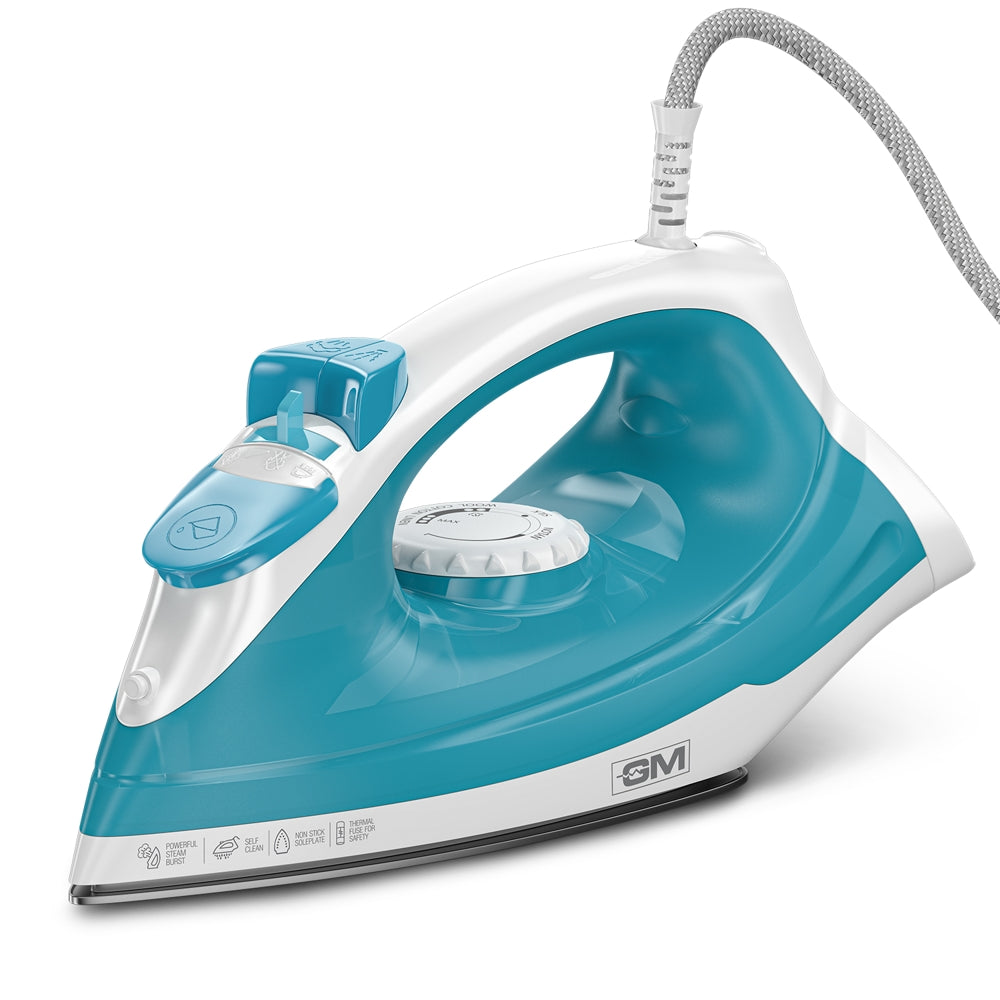 GM Gswift Steam Iron (Blue) 1250 W - 1 U