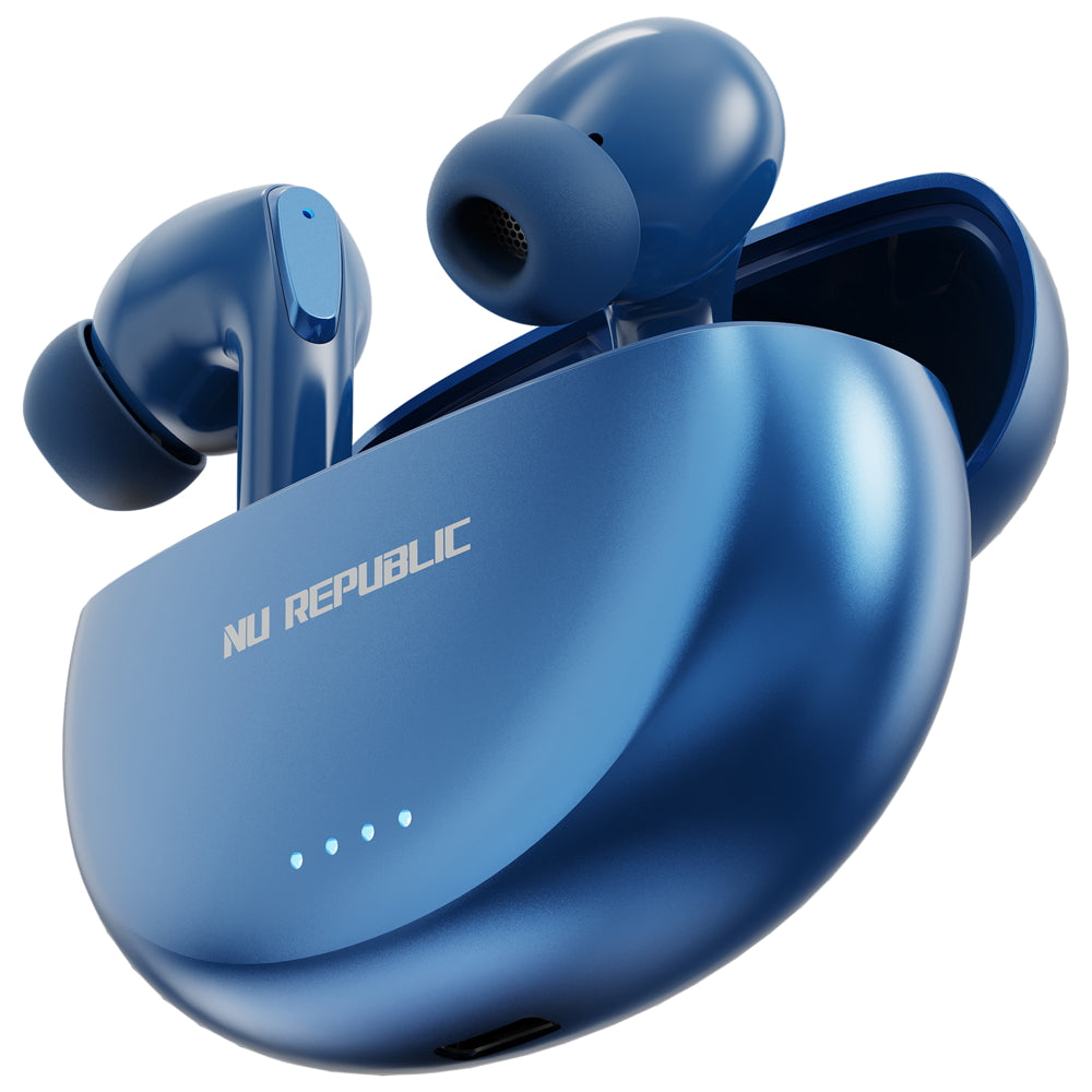 Nu Republic Epic X3 Wireless Earbuds - Blue - 1 U