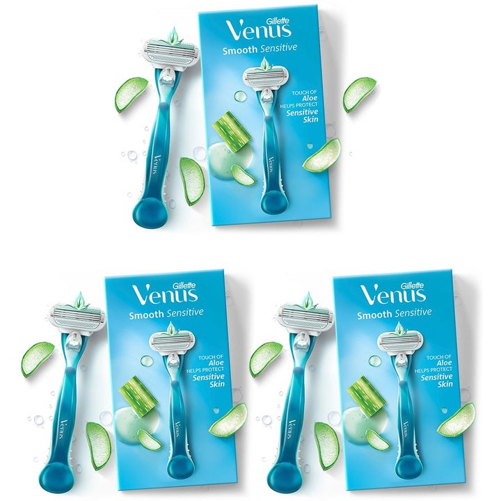 Gillette Venus Women Set of 3 Aloe Extracts Razor