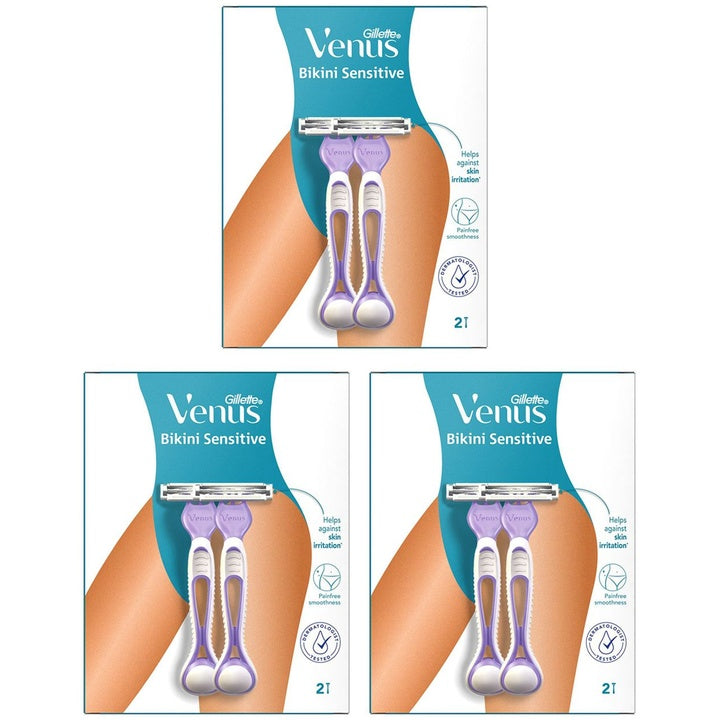 Gillette Venus Women Set of 6 Bikini Sensitive Dermatologically Tested Hair Removal Razors