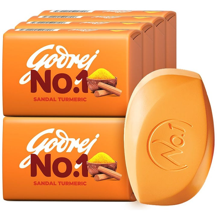 Godrej No.1 Set of 9 Sandal & Turmeric Soap - 150 g Each