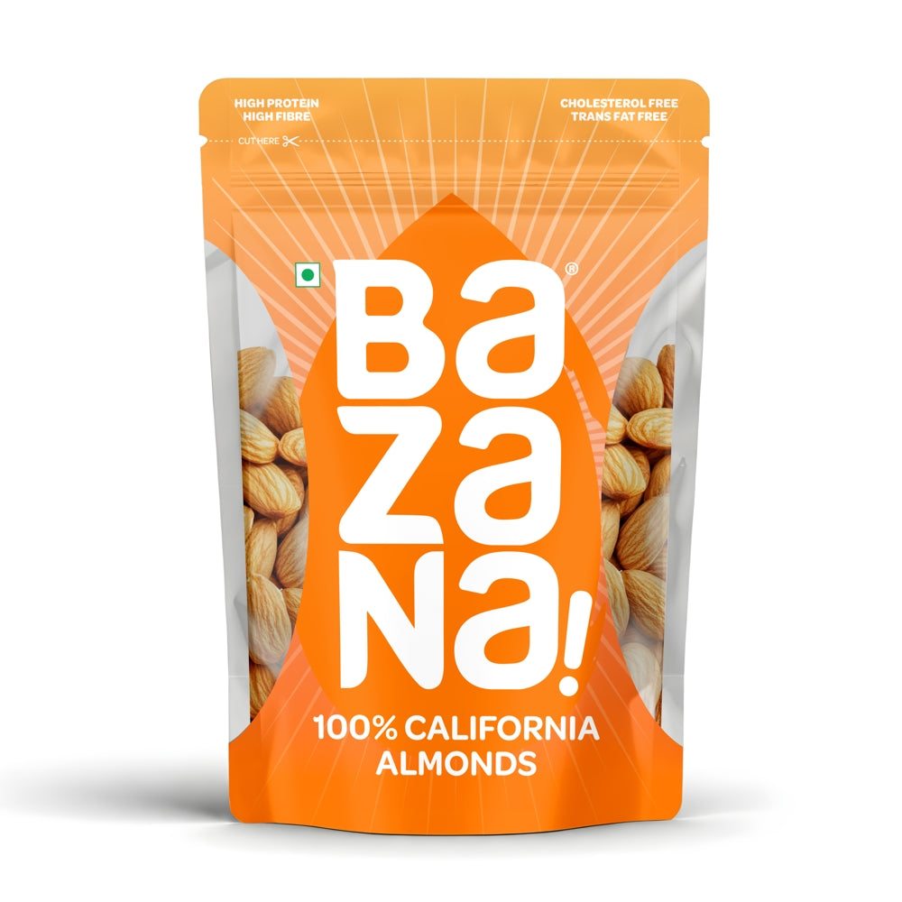 Bazana California Almonds (Badam) - 500 g