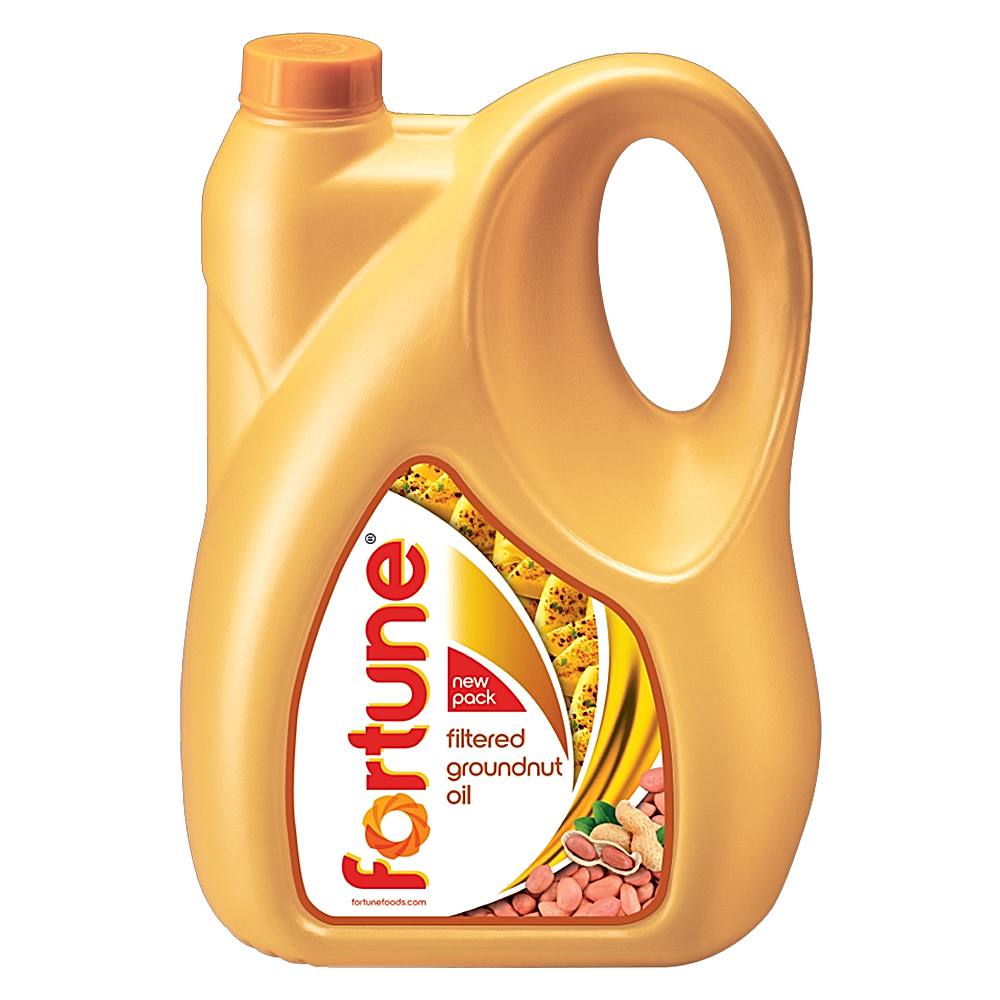 Fortune Filtered Groundnut Oil - 4.35 kg