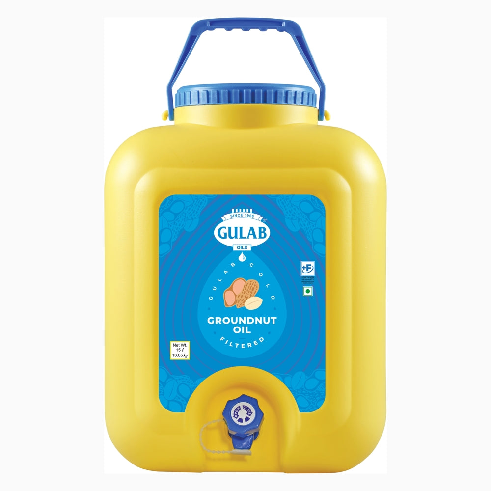 Gulab Filtered Groundnut Oil - 13 kg