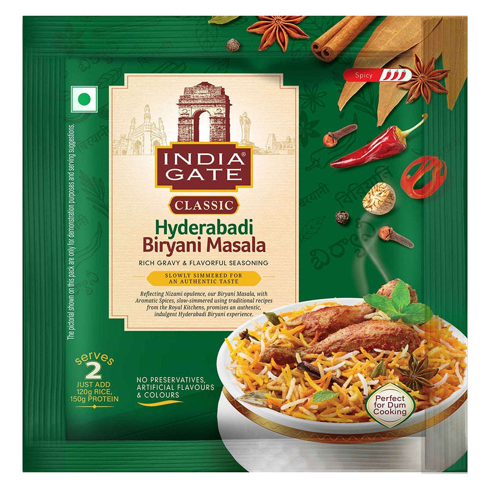 India Gate Classic Hyderabadi Biryani Masala - 70 g