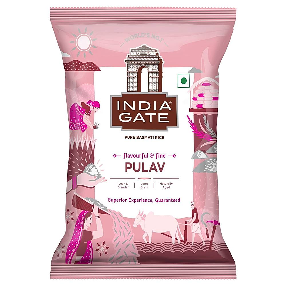 India Gate Pulav Pure Basmati Rice - 500 g