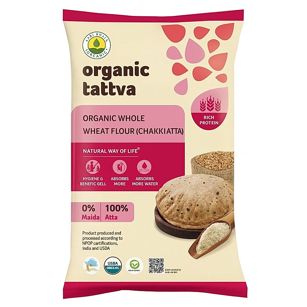 Organic Tattva Organic Wheat Flour - 5 kg