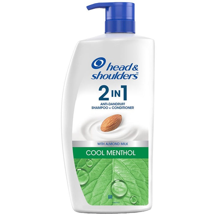 Head & Shoulders Cool Menthol 2-In-1 Anti Dandruff Shampoo + Conditioner - 1 Litre