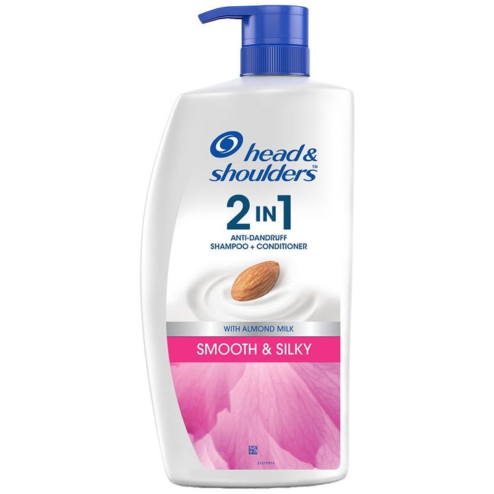 Head & Shoulders 2-in-1 Smooth & Silky Anti-Dandruff Shampoo + Conditioner - 1L